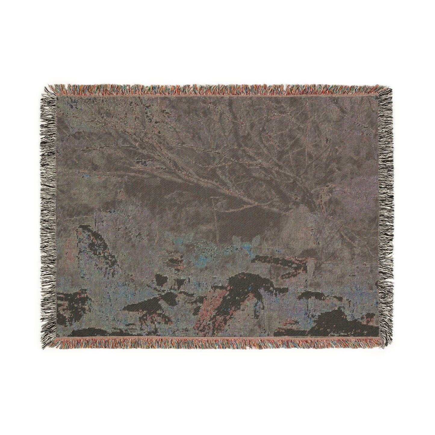 El Rancho Baby White Tail Woven Blanket