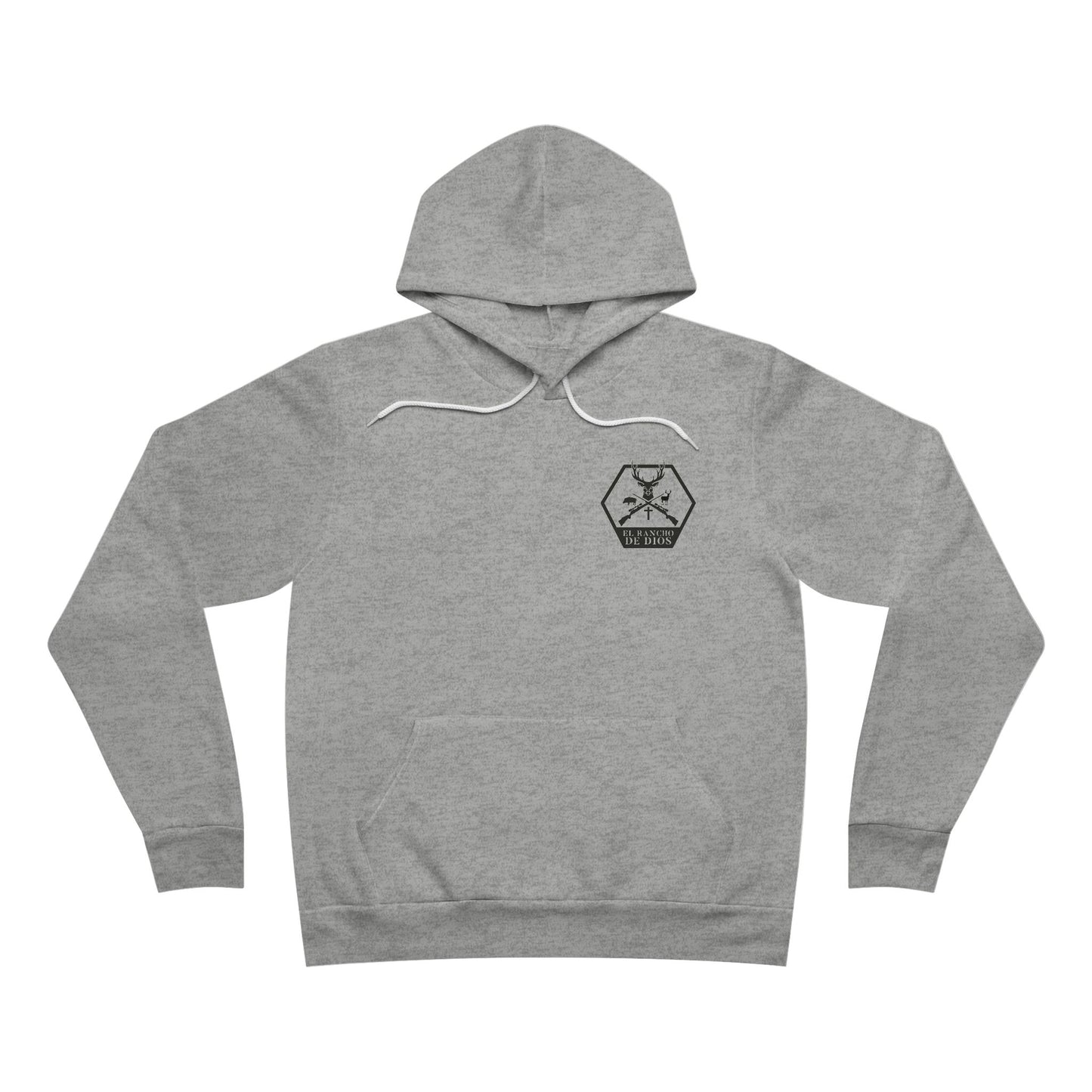 Deer Black And White El Rancho Logo Unisex Garment-Dyed Hoodie