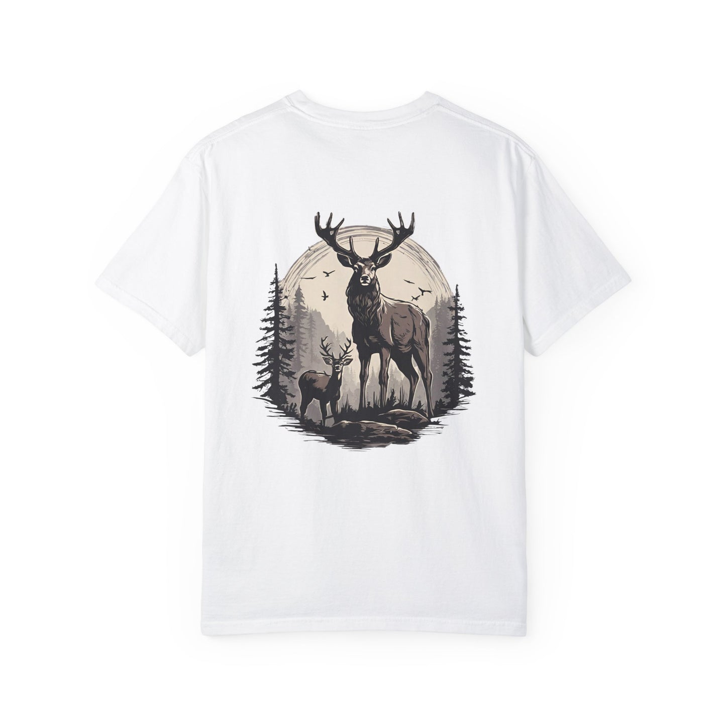 Deer Black And White El Rancho Black Logo T-shirt