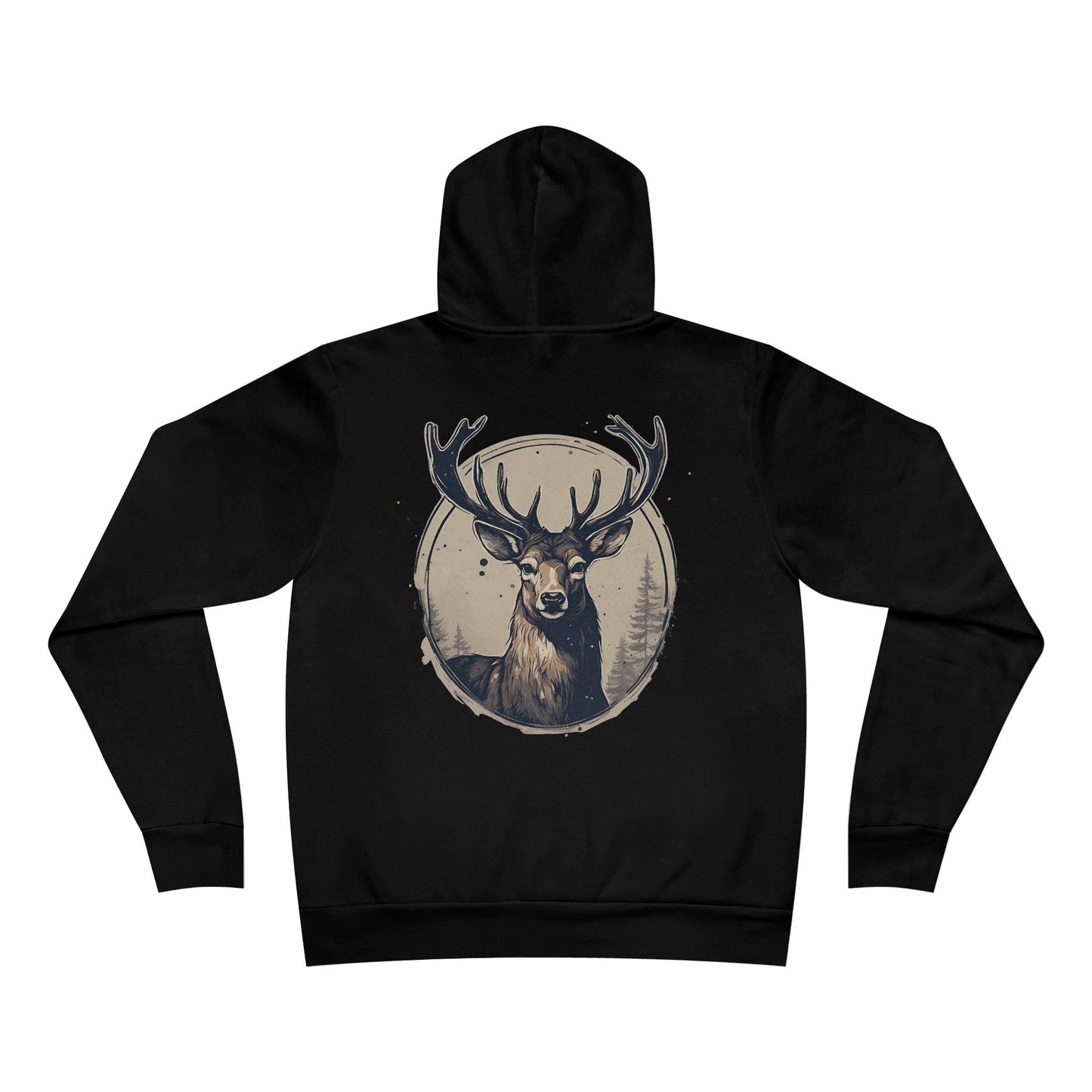 Deer With Specs El Rancho Logo Unisex Garment-Dyed Hoodie