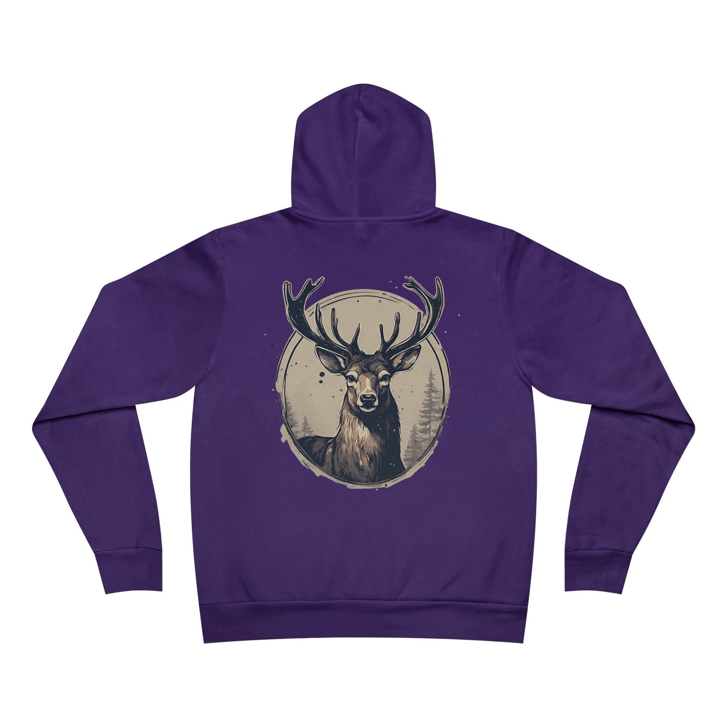 Deer With Specs El Rancho Logo Unisex Garment-Dyed Hoodie