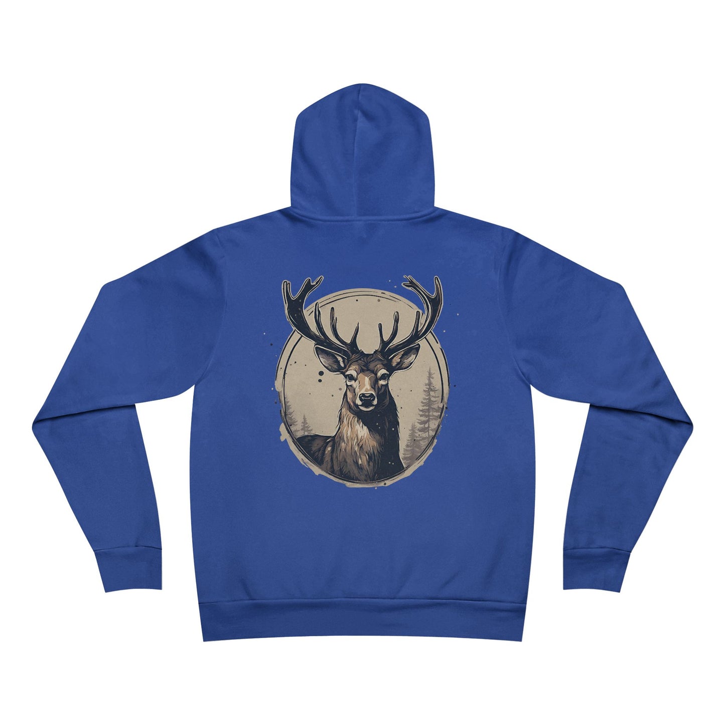 Deer With Specs El Rancho Logo Unisex Garment-Dyed Hoodie
