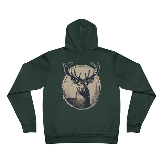 Deer With Specs El Rancho Logo Unisex Garment-Dyed Hoodie