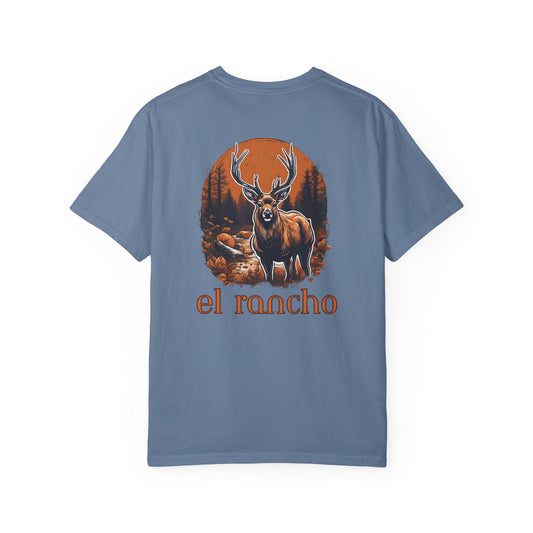 Deer Orange El Rancho Black Logo T-shirt