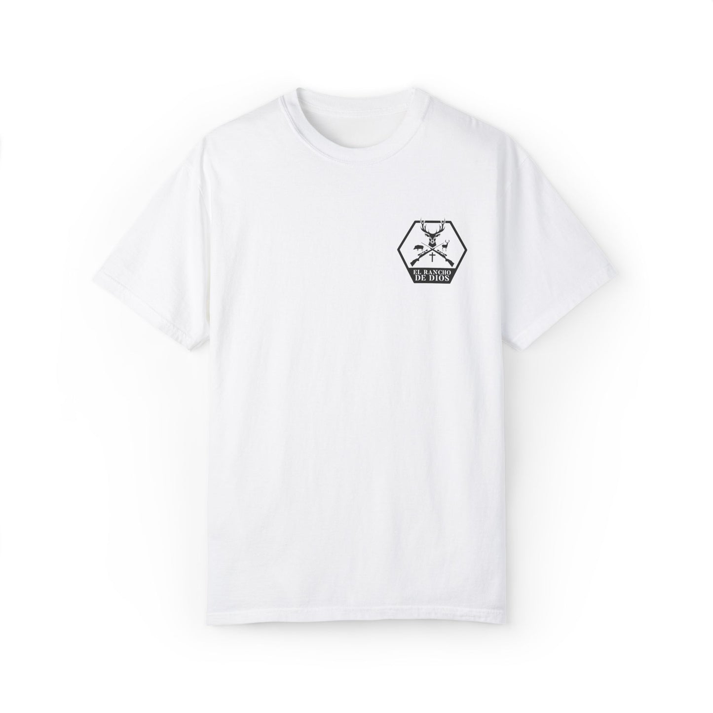 Deer With Sunset El Rancho Black Logo T-shirt