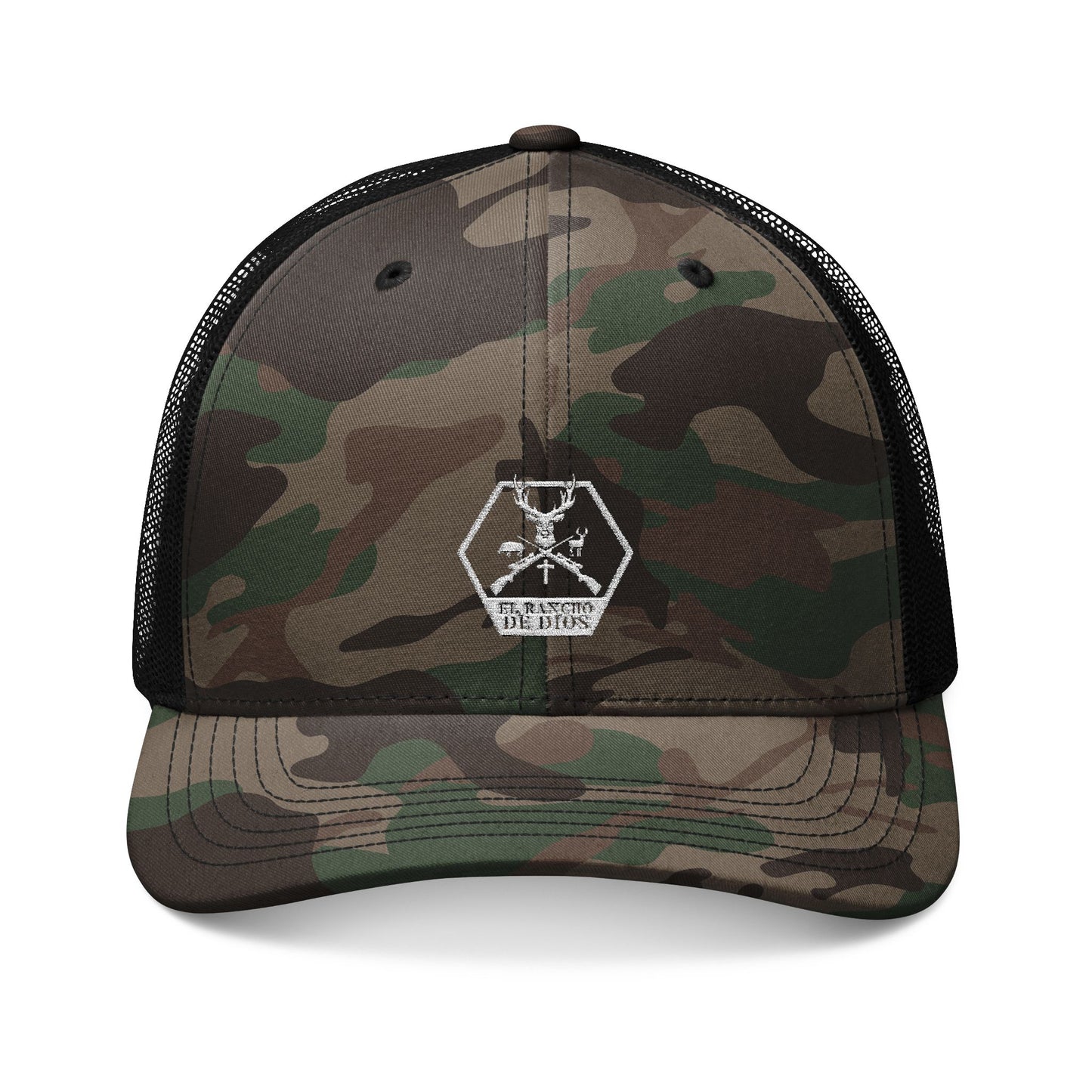 El Rancho Camouflage Trucker Hat (Embroidery)