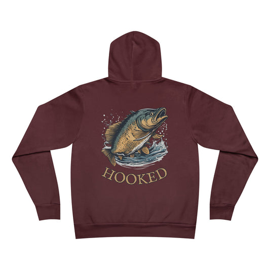 Hooked El Rancho Logo Unisex Garment-Dyed Hoodie