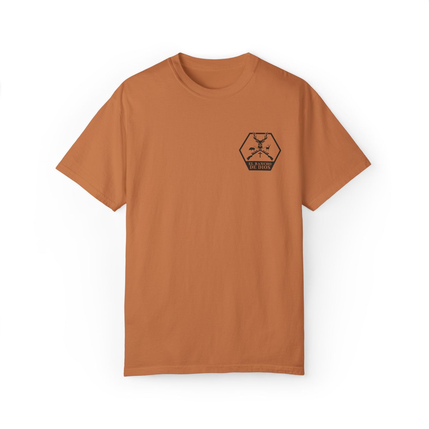 Deer Orange El Rancho Black Logo T-shirt