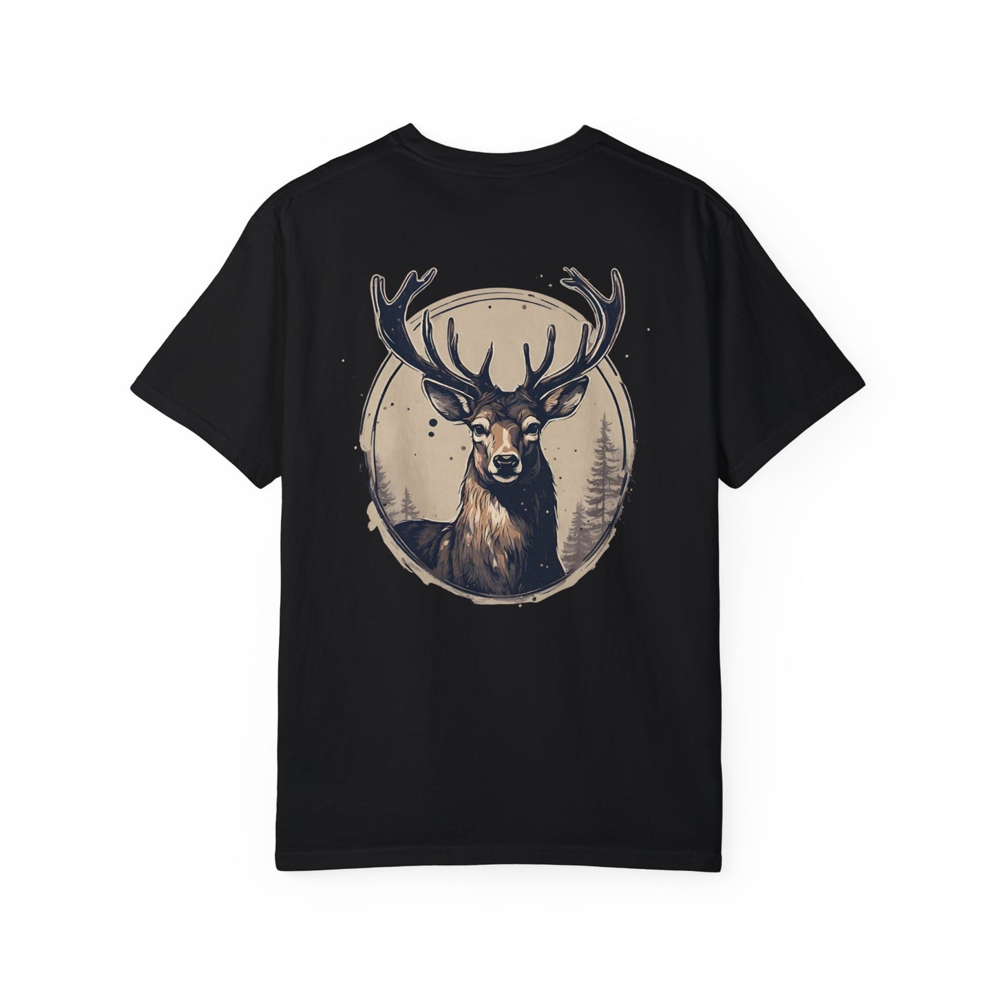 Deer With Specs El Rancho Black Logo T-shirt