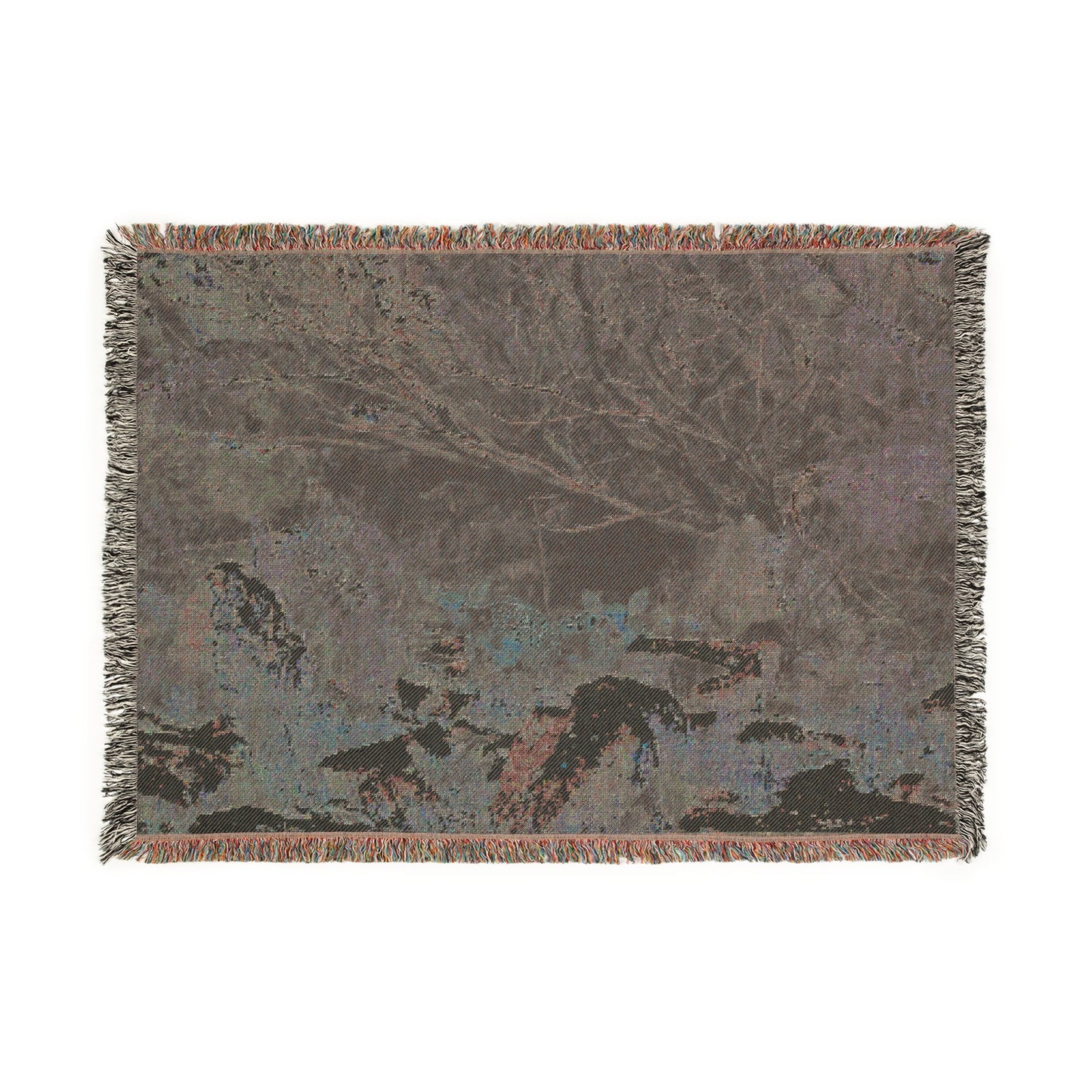 El Rancho Baby White Tail Woven Blanket