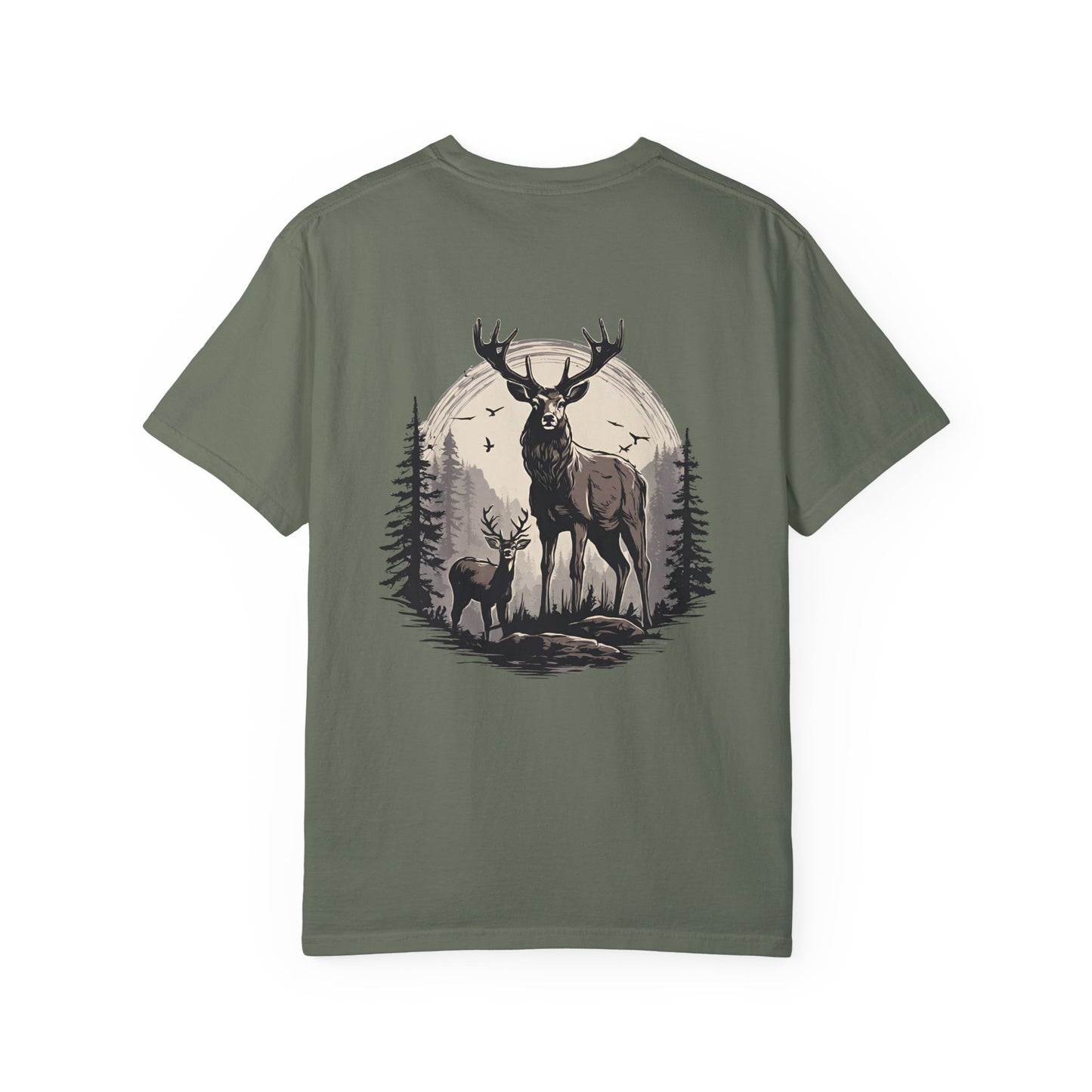Deer Black And White El Rancho Black Logo T-shirt