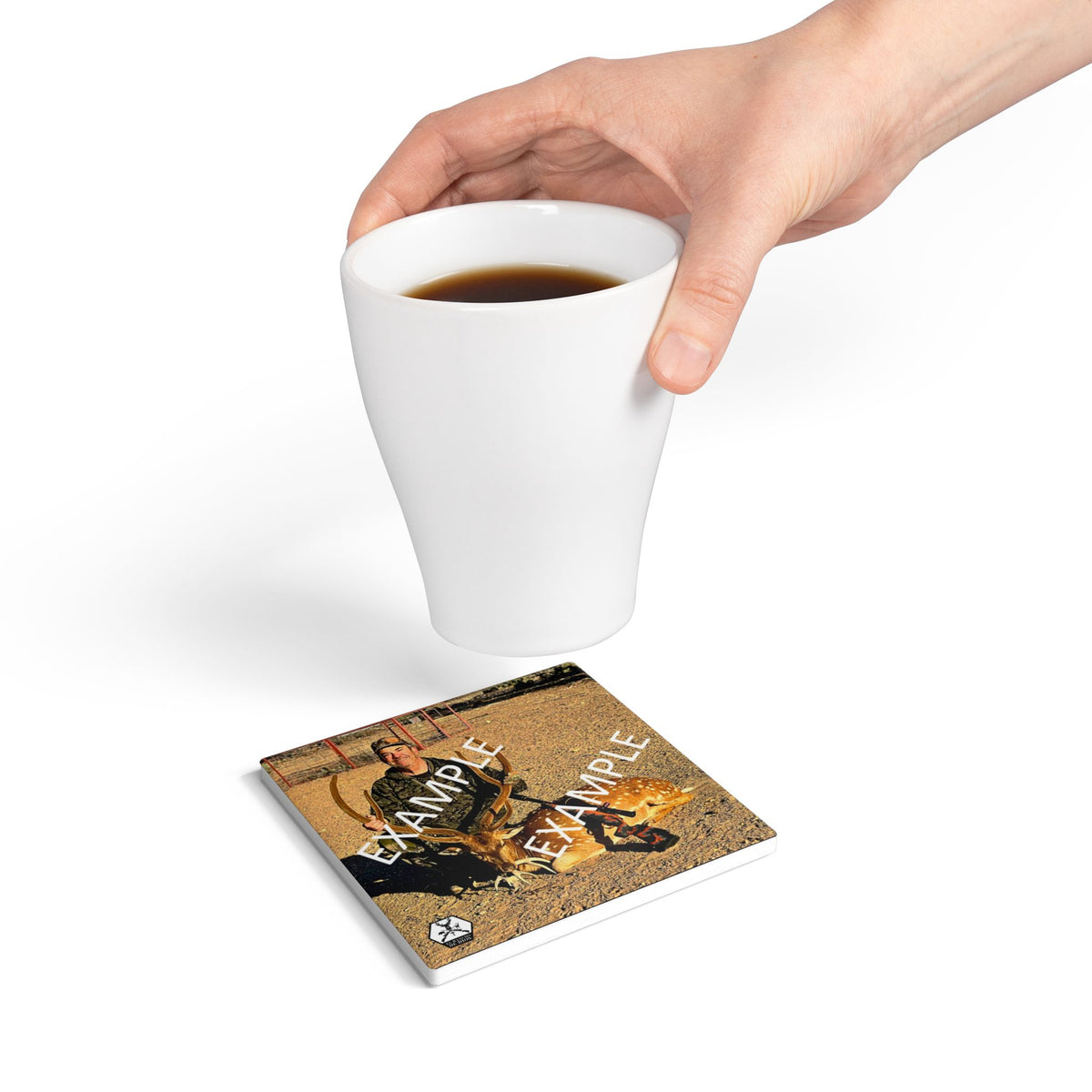 Personalized El Rancho Ceramic Coaster