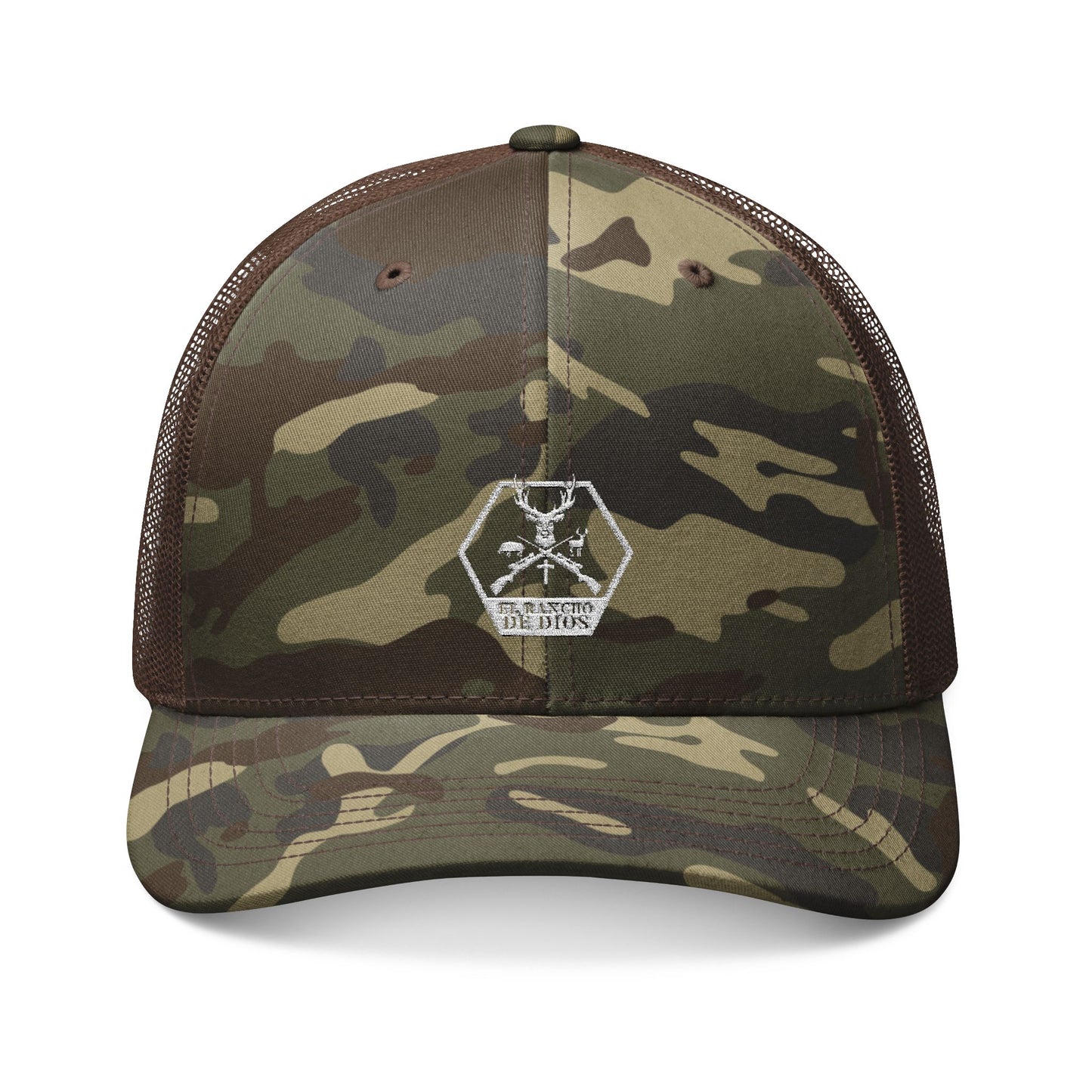 El Rancho Camouflage Trucker Hat (Embroidery)