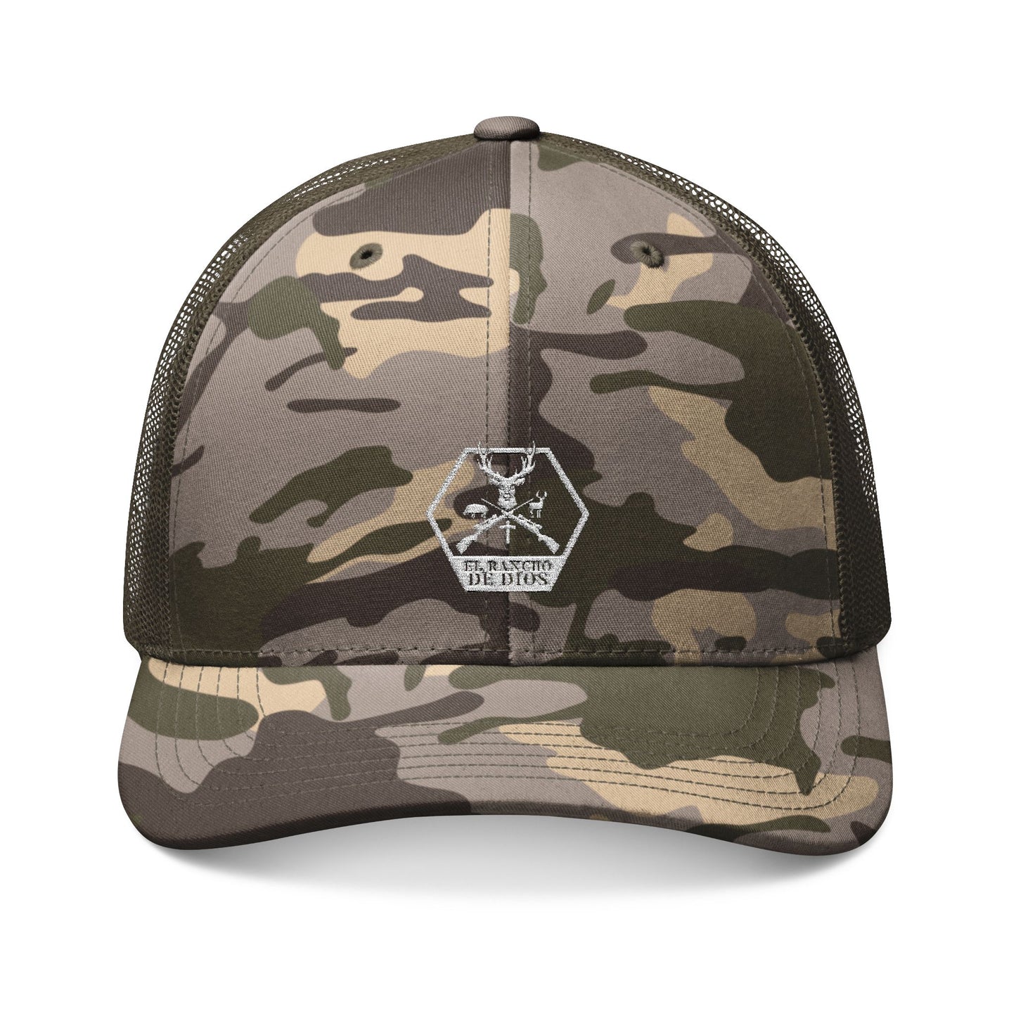 El Rancho Camouflage Trucker Hat (Embroidery)