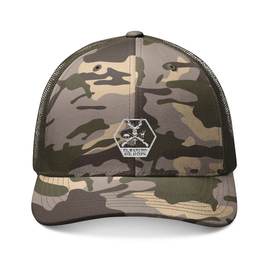 El Rancho Camouflage Trucker Hat (Embroidery)