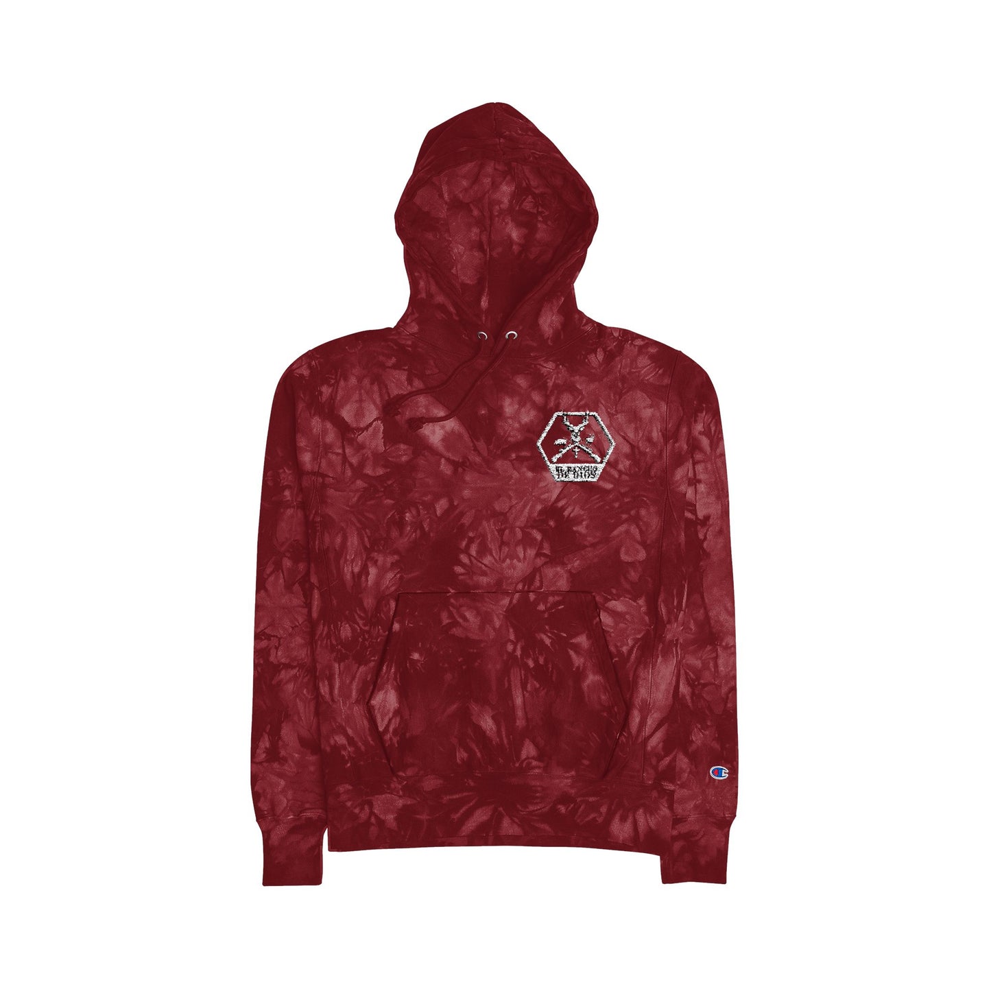 El Rancho Unisex Champion Tie-Dye Hoodie (Embroidery)