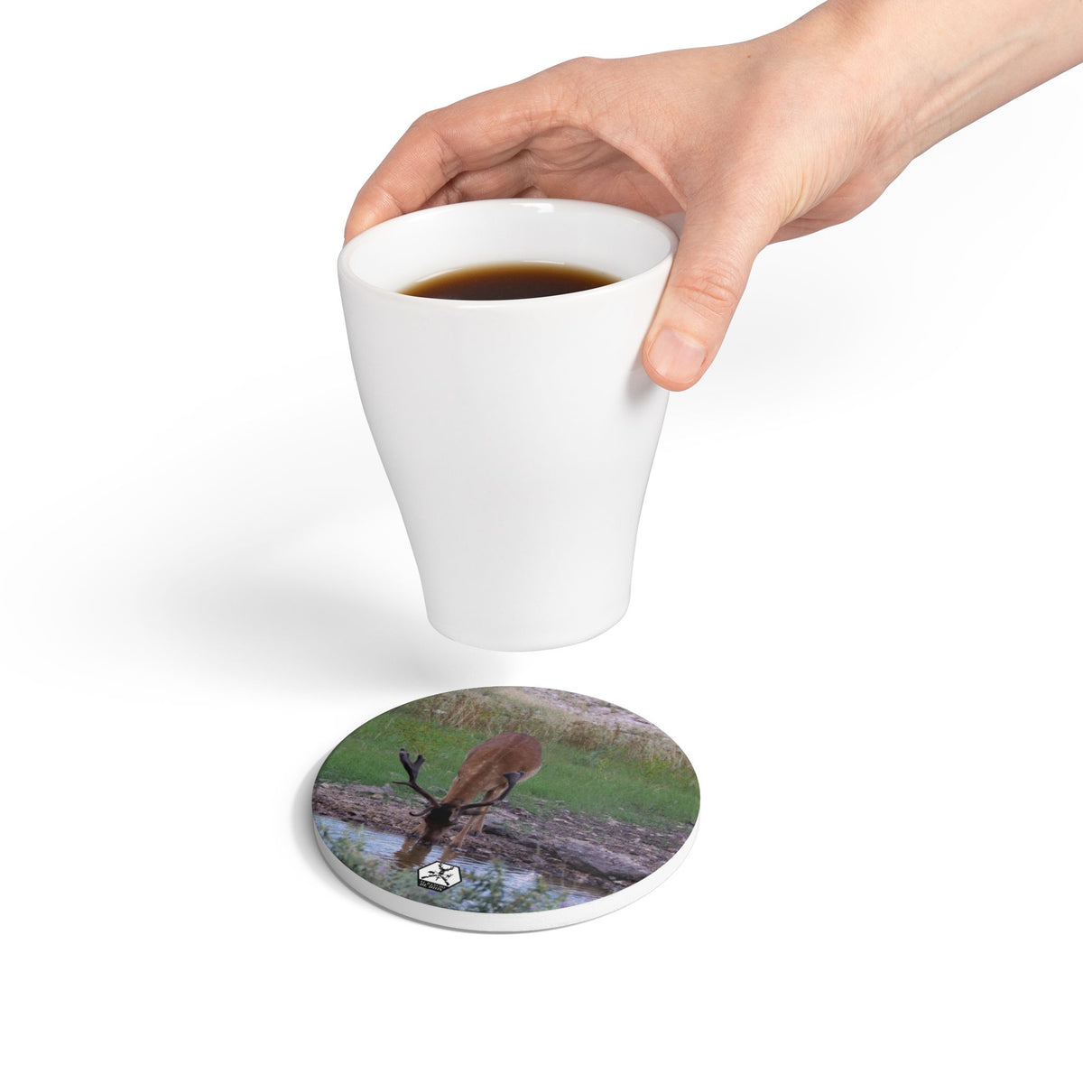 Personalized El Rancho Ceramic Coaster
