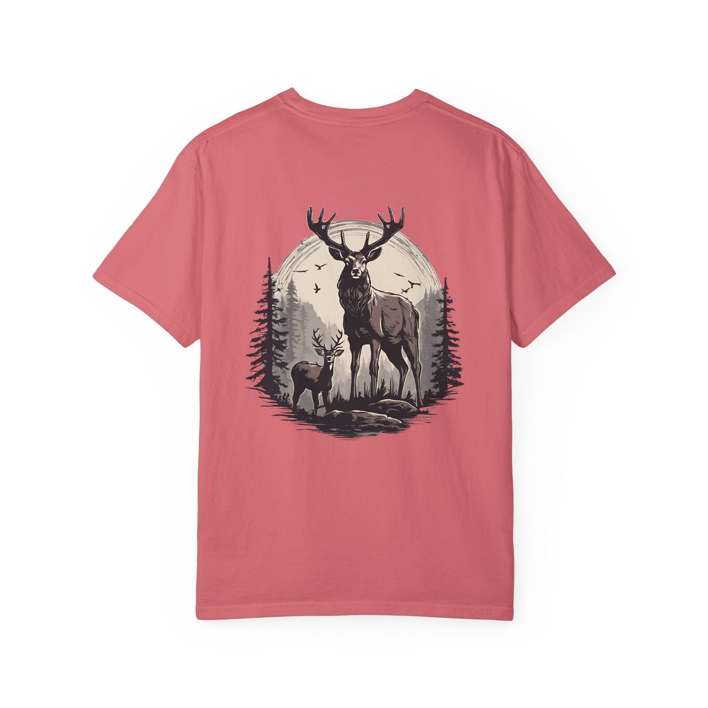 Deer Black And White El Rancho Black Logo T-shirt