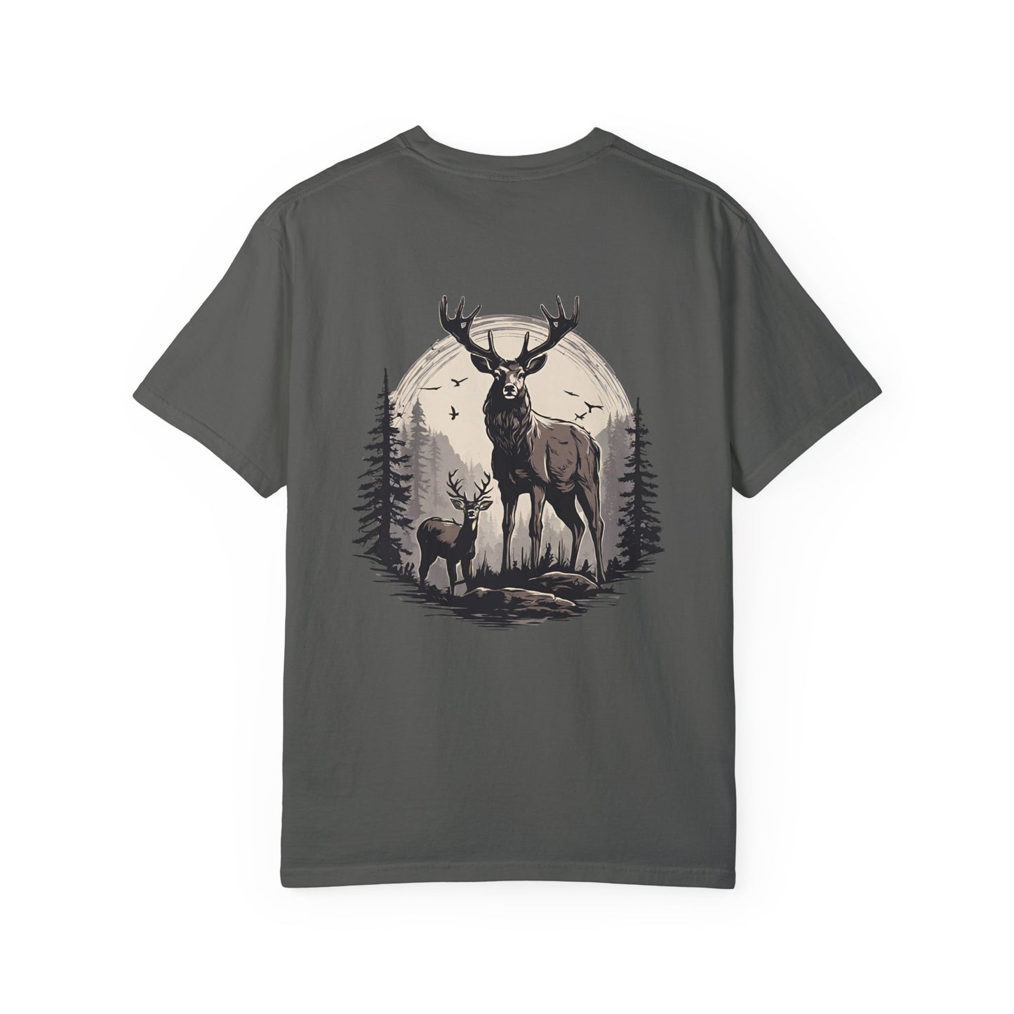 Deer Black And White El Rancho Black Logo T-shirt