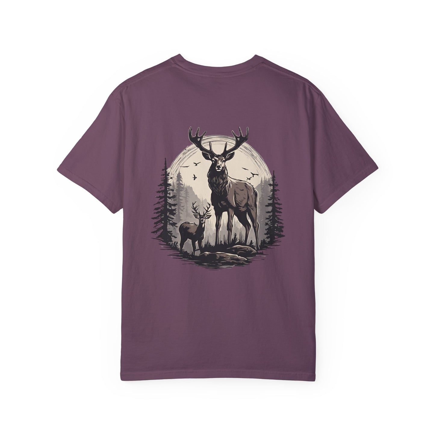 Deer Black And White El Rancho Black Logo T-shirt