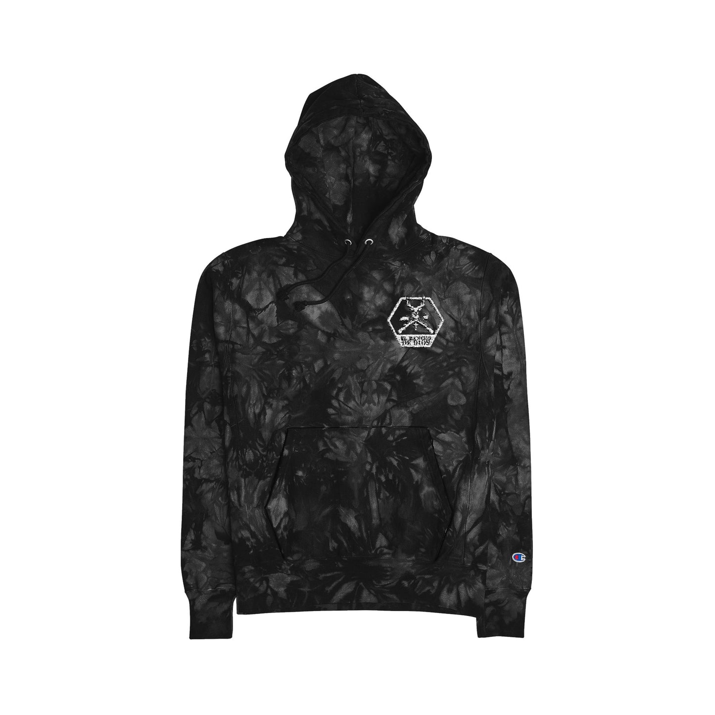El Rancho Unisex Champion Tie-Dye Hoodie (Embroidery)