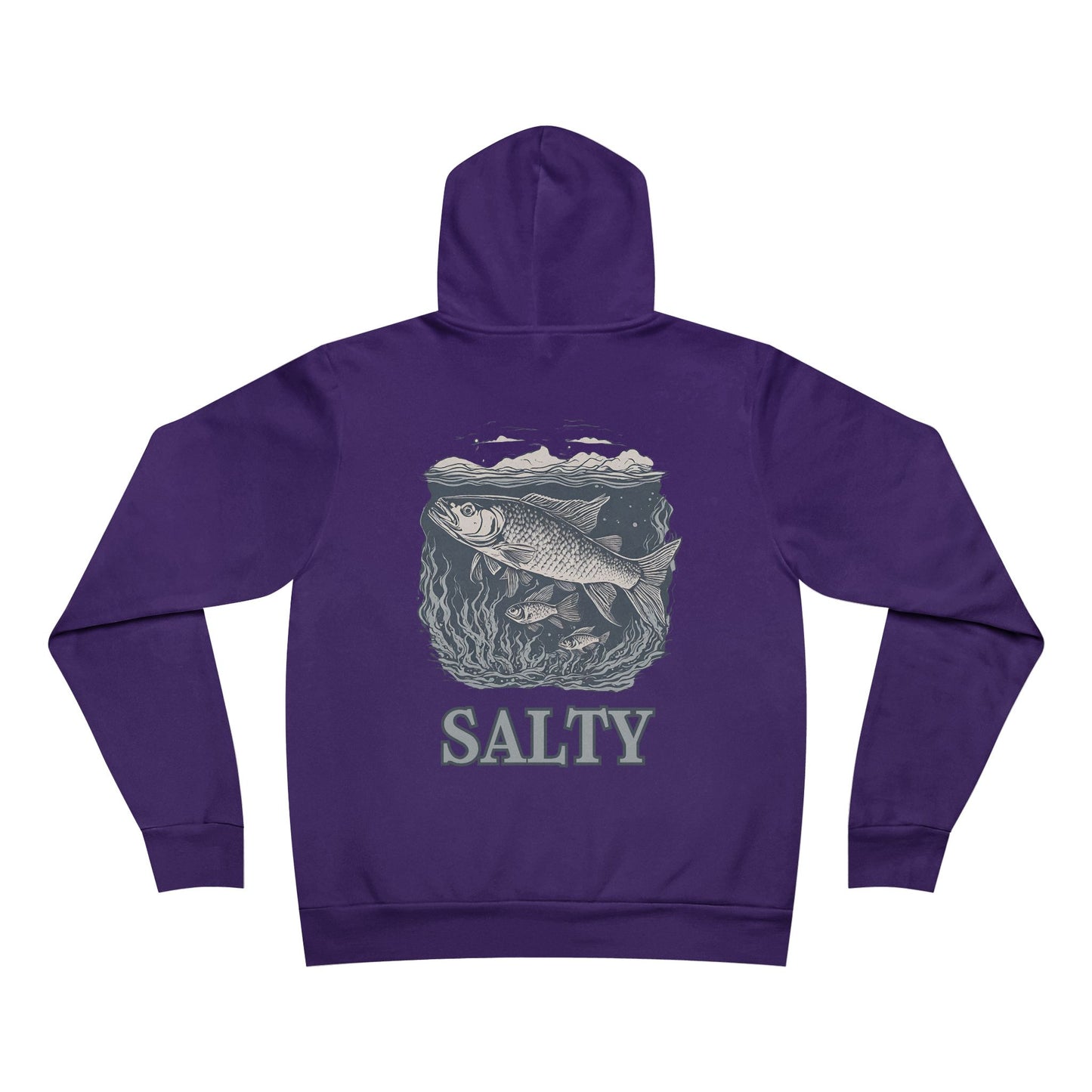 Salty Fish El Rancho Logo Unisex Garment-Dyed Hoodie