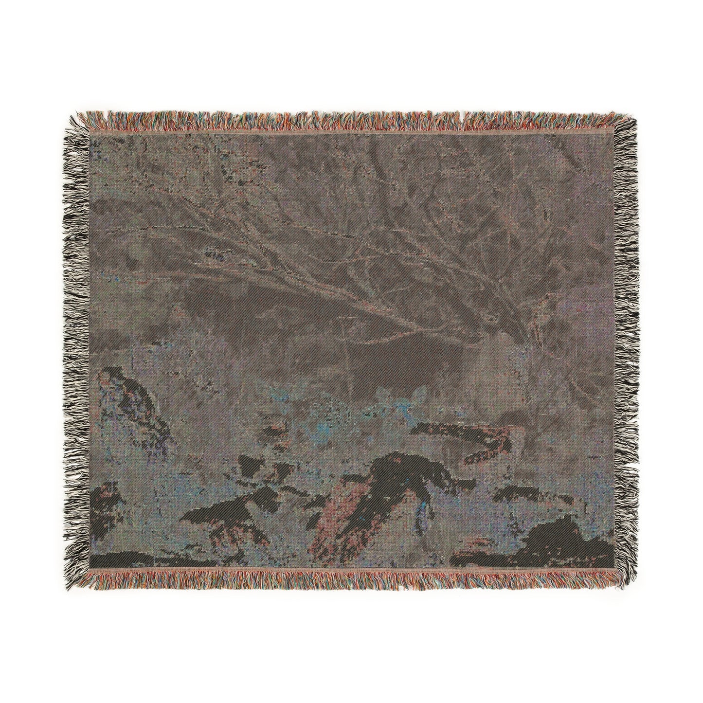 El Rancho Baby White Tail Woven Blanket