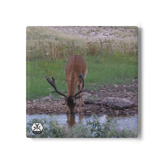 Personalized El Rancho Ceramic Coaster