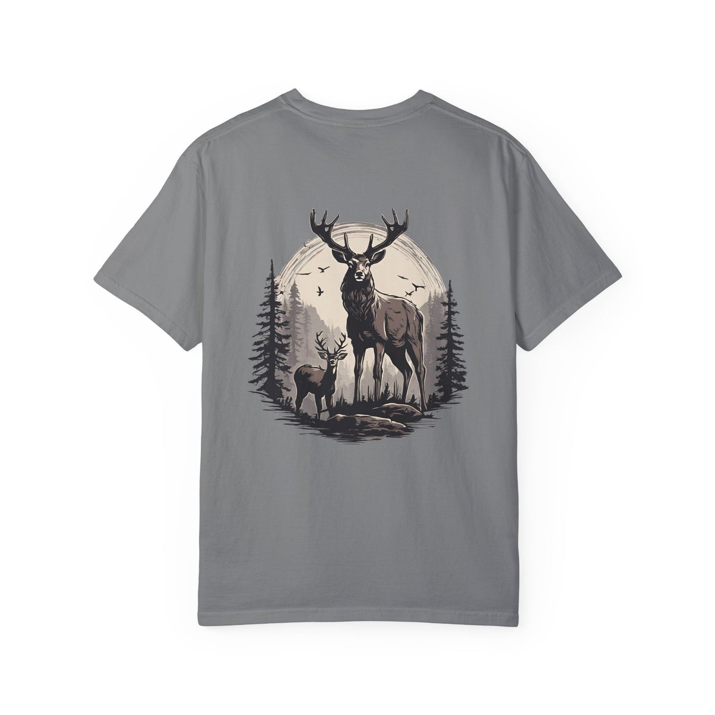 Deer Black And White El Rancho Black Logo T-shirt
