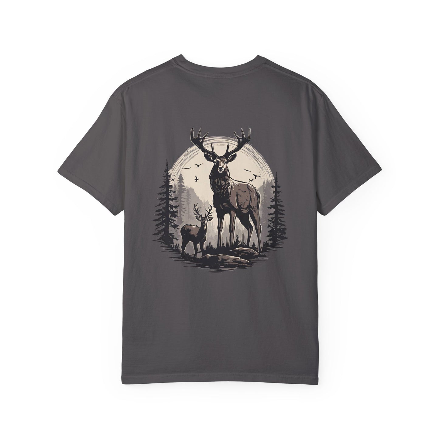 Deer Black And White El Rancho Black Logo T-shirt