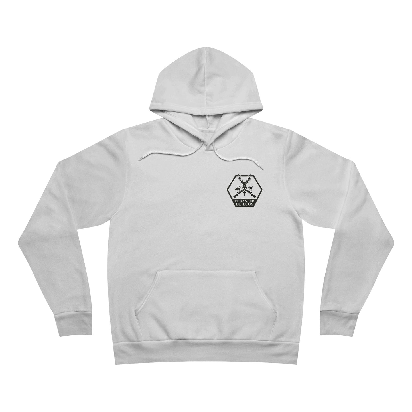 Deer Black And White El Rancho Logo Unisex Garment-Dyed Hoodie