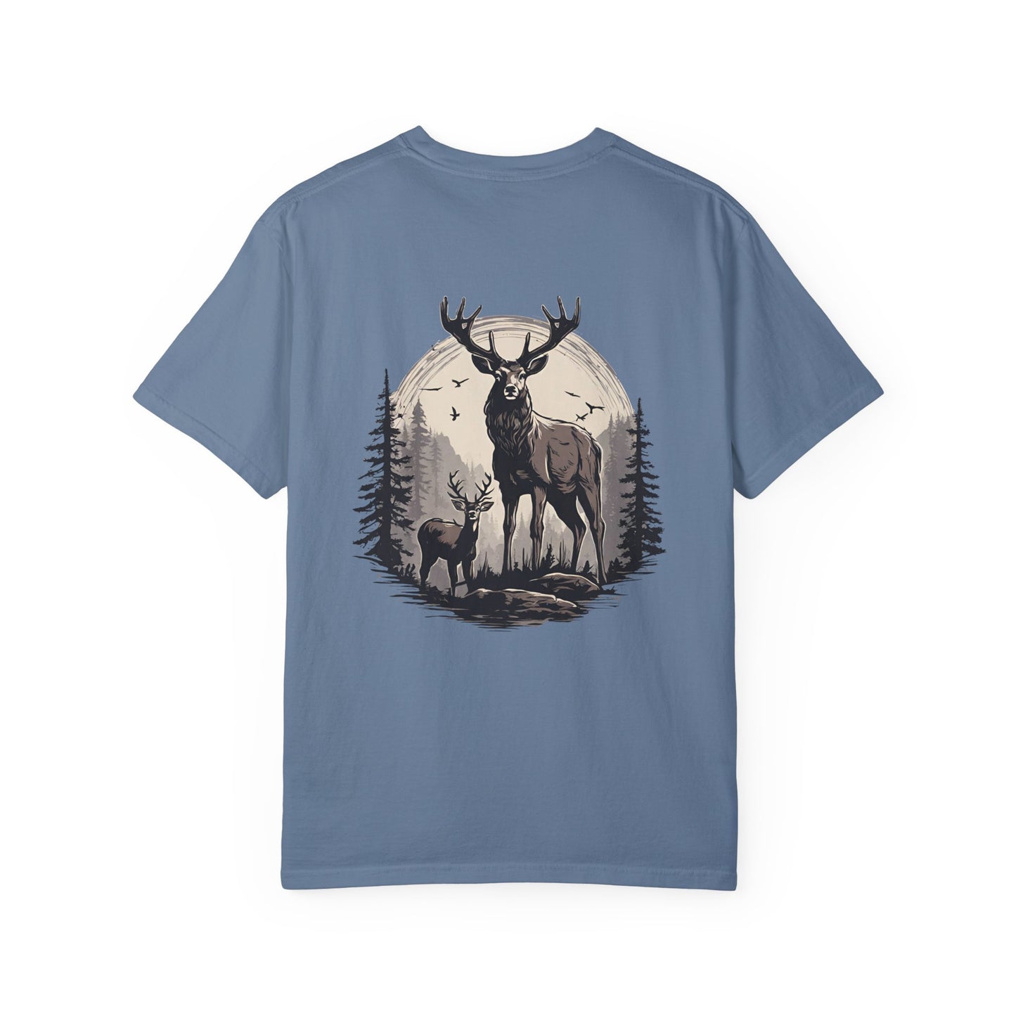 Deer Black And White El Rancho Black Logo T-shirt